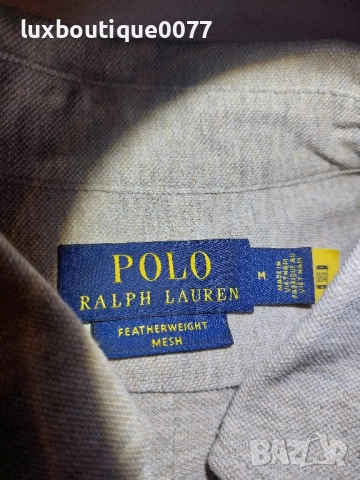 Чисто нова с етикет мъжка риза Ralph Lauren M, снимка 5 - Ризи - 51636528