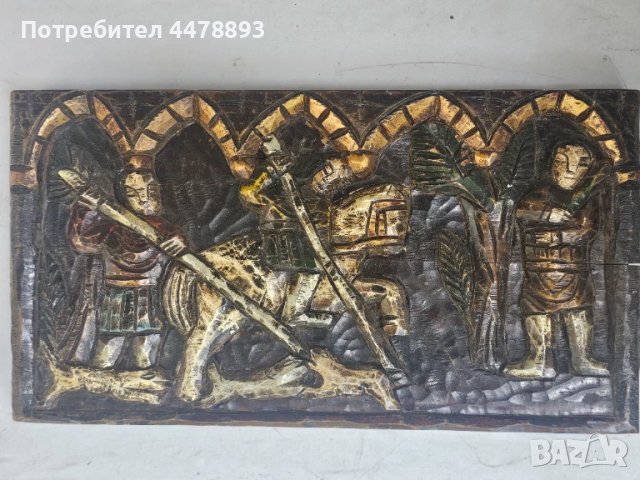 Стара масивна дърворезба , снимка 6 - Антикварни и старинни предмети - 50858053