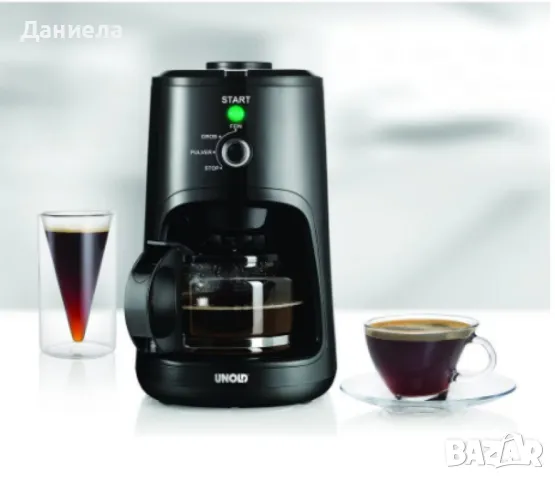 Компактна електрическа машина за приготвяне на кафе с устройство за смилане, снимка 7 - Кафемашини - 49338853