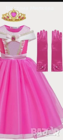 Детска рокля в комплект с много аксесоари, снимка 3 - Детски рокли и поли - 51091799