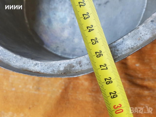 Бакърена тенджера с капак 19 век 2, снимка 5 - Антикварни и старинни предмети - 52648366