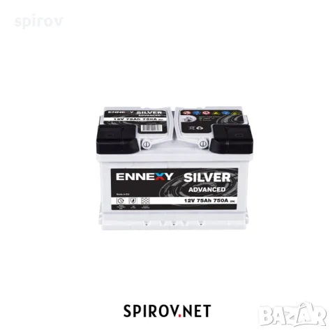 Акумулатор Ennexy Silver Advanced 12V 75AH 750A