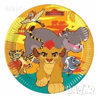 Цар Лъв lion king 8 бр големи парти чинии чинийки картинени 