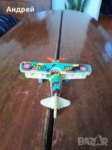 Стара детска играчка,самолет #7, снимка 4 - Други ценни предмети - 48882468