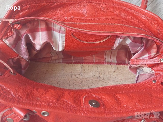 Дамска чанта естествена кожа , снимка 6 - Чанти - 42569921