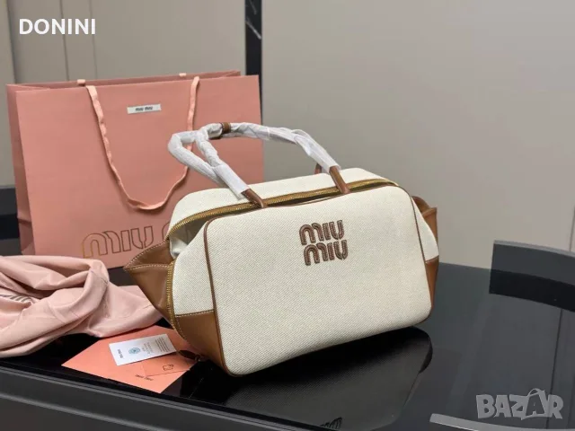 Miu Miu Belair Дамска чанта, кожа , снимка 7 - Чанти - 56010106