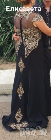 Дамска черна рокля , снимка 2 - Рокли - 34114563