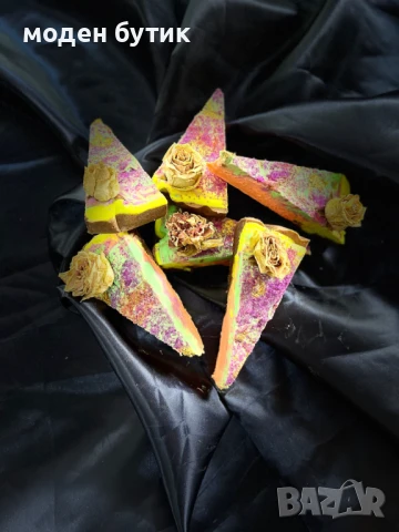 натурален сапун дамски ”Златен пир, снимка 8 - Козметика за тяло - 51063616