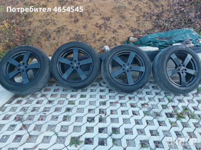 Джанти с гуми от Мерцедес GLK X204 235/55/19, 7,5Jx19H2 ЕТ42, снимка 2 - Гуми и джанти - 52455966