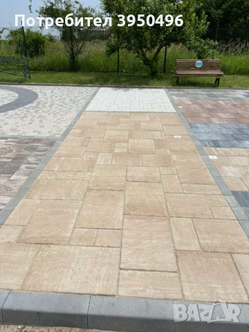 Плочи Suprema, 6см, цвят: жълто-кафяв меланж - #Земелрок