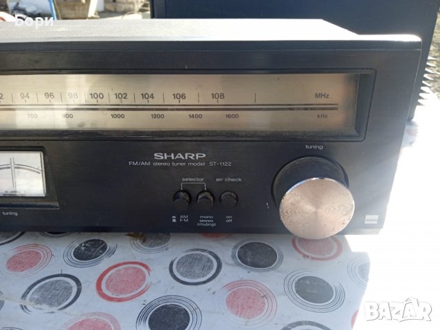 SHARP ST 1122X STEREO Тунер, снимка 4 - Радиокасетофони, транзистори - 39730622