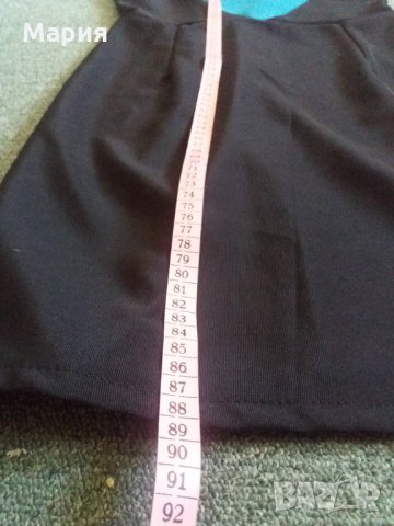 Промо! Рокля черно и тюркоаз S - 10 лв, снимка 2 - Рокли - 33753834