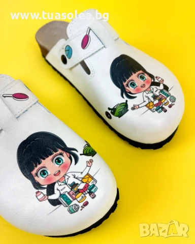 🥁 Намаление - Ортопедични чехли със стелка от естествен велур | Марка Tuasolea, снимка 1