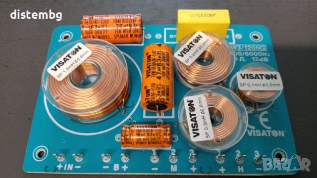 Кросоувър филтър  Visaton HW 3/120 NG - 8 Ohm 3-посочен кросоувър 8 Ω