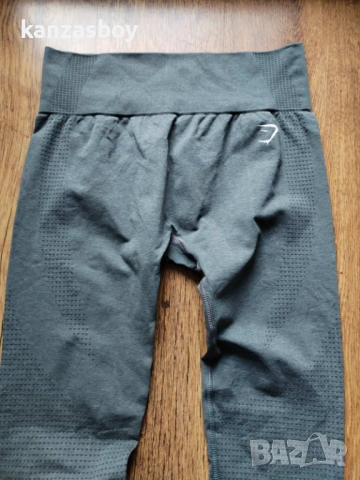 Gymshark Vital Seamless 2.0 Leggings - Strong Grey - дамски фитнес клин L КАТО НОВ , снимка 3 - Клинове - 54156289