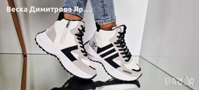 Дамски зимни обувки с дебел пух , снимка 5 - Дамски боти - 52024818