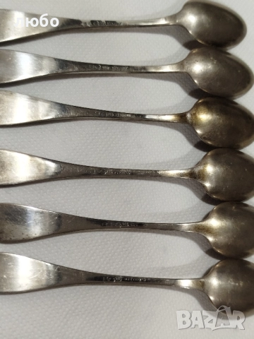 Сребърни Лъжички-Проба Сребро 0,916-/-165 грама , снимка 8 - Други ценни предмети - 52022366