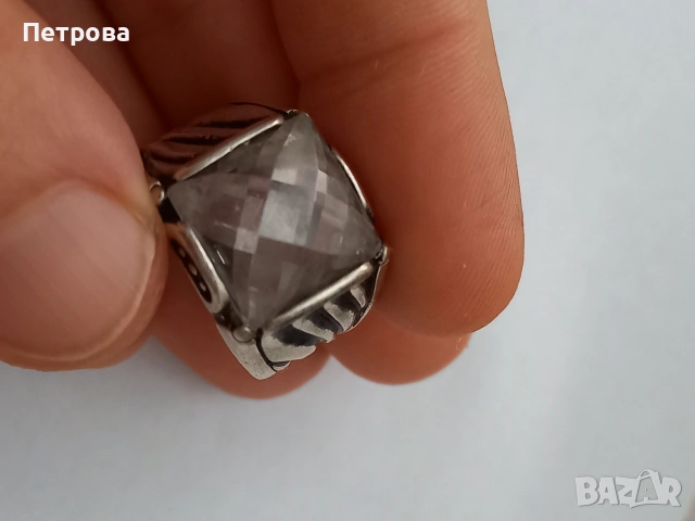 Четири броя мъжки сребърни пръстена, снимка 14 - Пръстени - 53887904