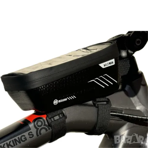 Водоустойчива И Стабилна Чантичка За Рамка С Touch Screen Джоб + Безплатна Доставка, снимка 2 - Аксесоари за велосипеди - 27517399