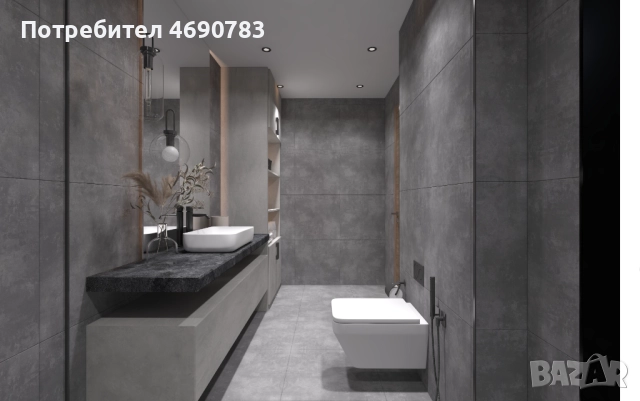 Лепене на плочки, гранитогрес, ест. камък - Бързо, чисто и качествено, снимка 2 - Ремонти на баня - 52884296