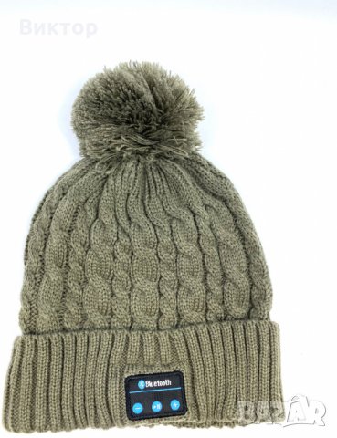 Музикална Bluetooth шапка Beanie шапка с микрофон и стерео слушалки Hands Free, снимка 5 - Bluetooth слушалки - 30534805