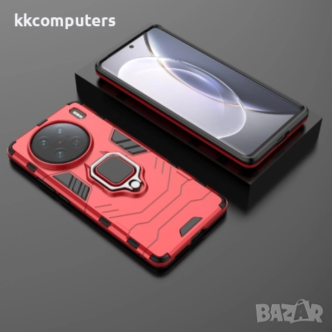vivo X90 Pro 5G Удароустойчив Ring Holder Калъф и Протектор, снимка 6 - Калъфи, кейсове - 51493371