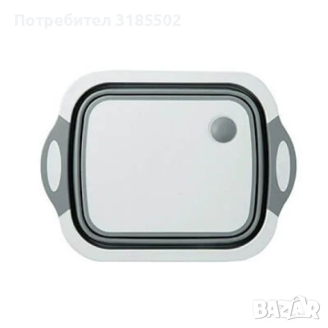 Многофункционална сгъваема дъска за рязане - леген с тапа, снимка 11 - Аксесоари за кухня - 51277274