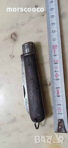 Стар джобен нож на фабрика-,,Петко Денев"- Габрово , снимка 5 - Ножове - 52889143