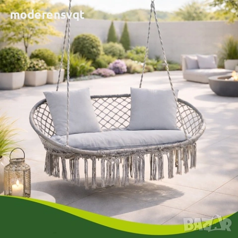 Възглавници за градинска люлка, пейка за 2 души, снимка 4 - Градински мебели, декорация  - 54067723