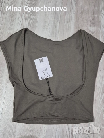 блузка bershka от трико, снимка 2 - Тениски - 52685380