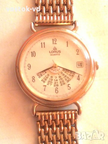 LORUS QUARZ РАБОТЕЩ ЧАСОВНИК С КАЛЕНДАР, снимка 2 - Антикварни и старинни предмети - 29150860