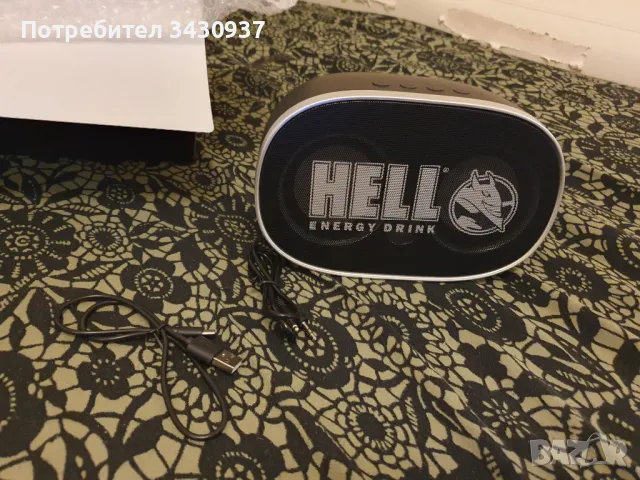 Bluetooth колонка BT2630 брандирана с логото на "HELL"