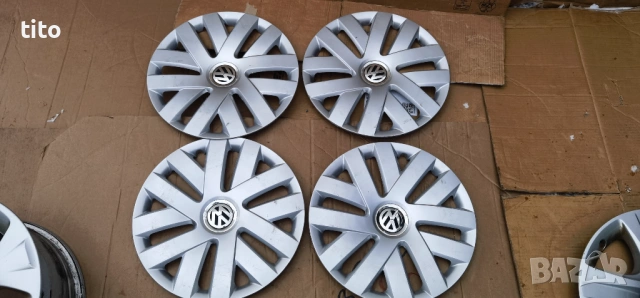 Оригинални 15 Цола Тасове Volkswagen /Фолксваген 