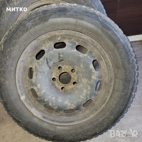 Зимни гуми 195/65R15  с джанти  5x100 15 цола, снимка 3 - Гуми и джанти - 53165461