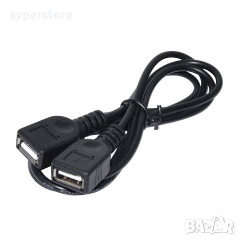 Кабел USB2.0 Женско към Женско 1m Черен Makki SS001288 Cable USB - USB F/F, снимка 4 - Кабели и адаптери - 34333562