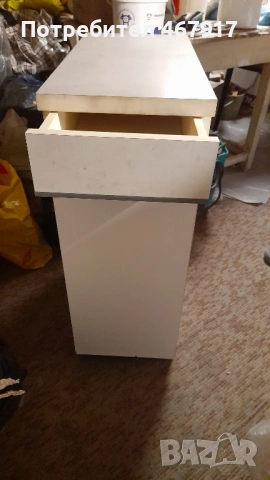 Бял шкаф за кухня/съхранение, снимка 3 - Шкафове - 54166753