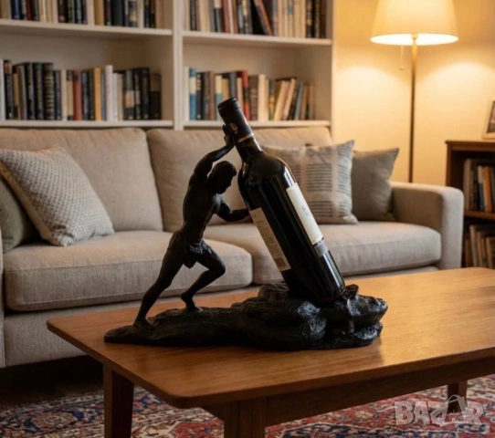 Бог Дионис стойка за напитки уиски вино водка и други статуетка фигура, снимка 3 - Декорация за дома - 54108741