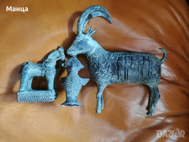 Много стари бронзови фигури от Иран, снимка 2 - Антикварни и старинни предмети - 51118888