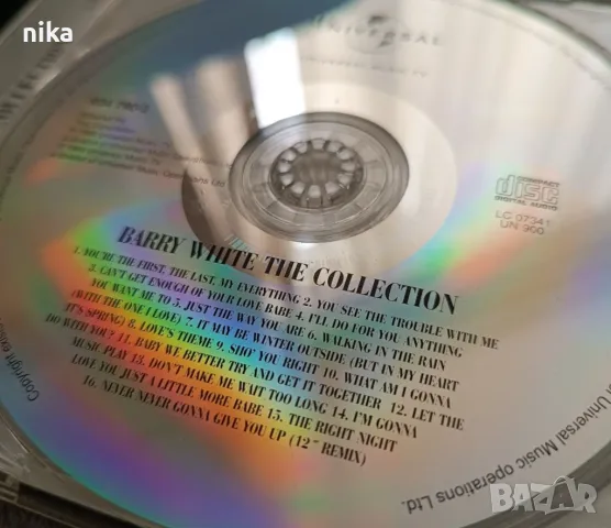 CD: Barry White -The Collection, снимка 3 - CD дискове - 47874653