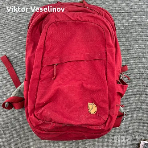 Fjallraven Raven 28 Туристическа Чанта Червена Планина Твърд Гръб
