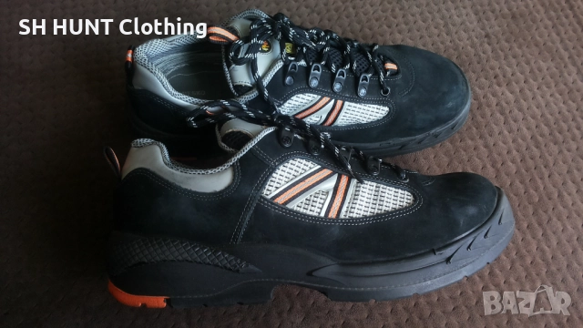 ARBESKO Leather Work Safety Shoes размер EUR 46 работни обувки естествена кожа с бомбе WS1-33, снимка 3 - Други - 51991928