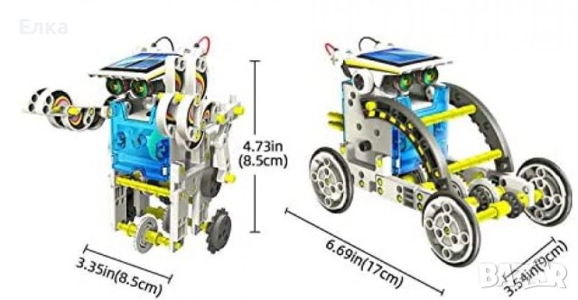 Конструктор соларен робот, снимка 2 - Конструктори - 42918762