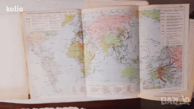 стари карти от Втората световна война1939-1945 гд поредица от 18 бр