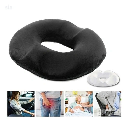 Ортопедична Възглавница за кръст, черна, снимка 3 - Аксесоари и консумативи - 47156558