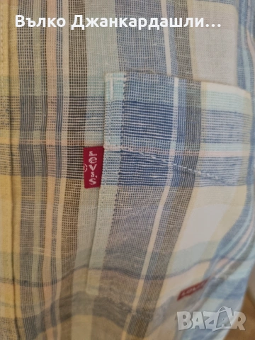 Мъжка риза Levis, размер L, нова с етикет, снимка 5 - Ризи - 53231378