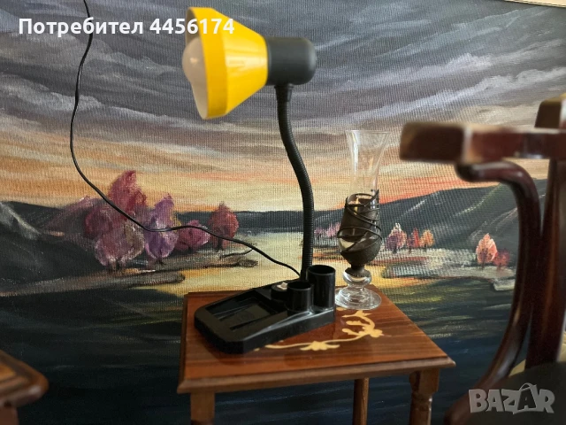Ретро настолна лампа  1970-1980 , снимка 4 - Настолни лампи - 50511184