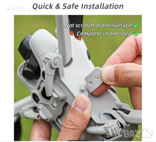 Сгъваеми крака за DJI Mini 2 3 4 Pro SE 4k сгъваем механизъм удължител за кацане, снимка 4 - Дронове и аксесоари - 52245118