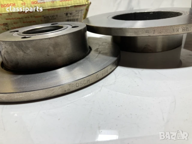 Спирачни дискове BOSCH за АУДИ 80 Б4 / AUDI 80 B4, снимка 3 - Части - 50647522
