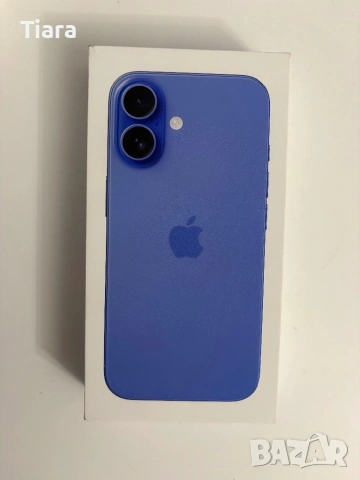 iPhone 16, 128GB, Blue – Перфектно състояние, без следи!
