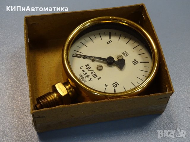 манометър FORSTER Manometer 0-15Bar , снимка 7 - Резервни части за машини - 37730855